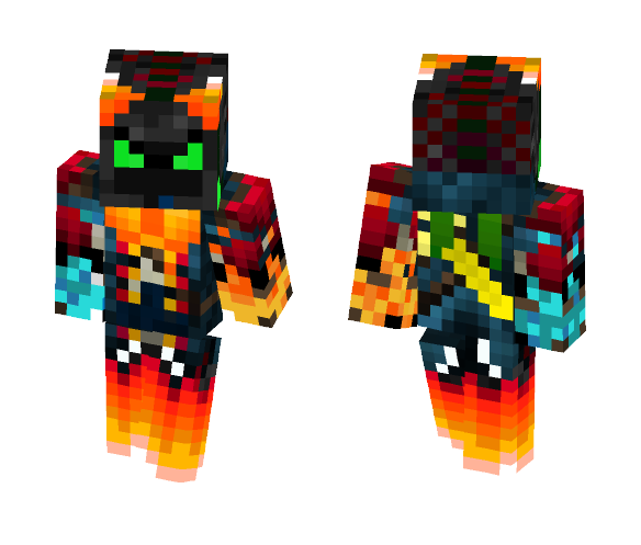 Warrior of the flame - Male Minecraft Skins - image 1