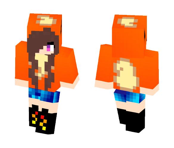 Flareon girl (me in minecraft) - Girl Minecraft Skins - image 1