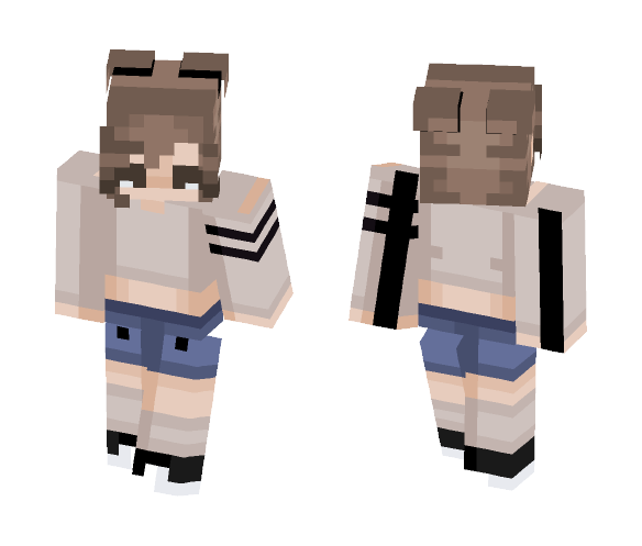 tried a new shading thingy lolol - Female Minecraft Skins - image 1