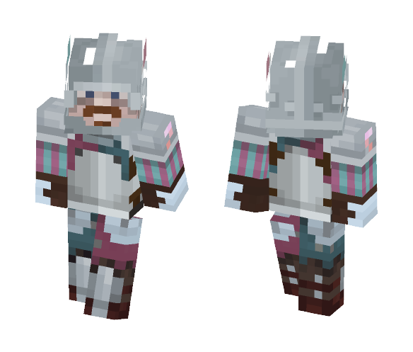 Shrimp Knight Bannerman - Male Minecraft Skins - image 1