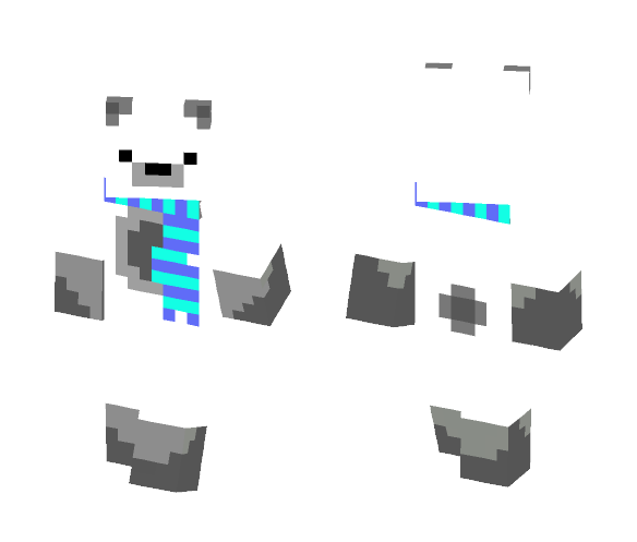 Polar Bear with Scarf - Male Minecraft Skins - image 1