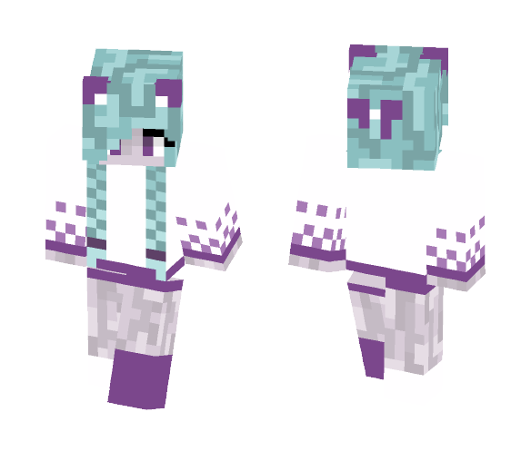Cute Anime Girl In A Sweater ❤ - Anime Minecraft Skins - image 1