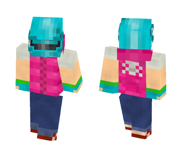 The Biker From Hotline Miami - Male Minecraft Skins - image 1