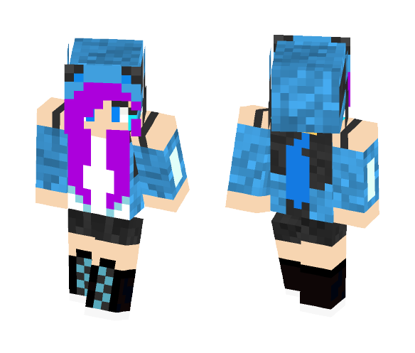 Female Riolu Gen 2 - Female Minecraft Skins - image 1