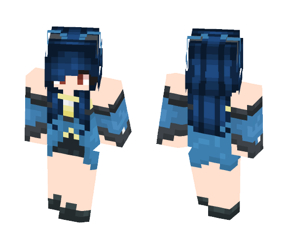 Lucario Girl Skin - Girl Minecraft Skins - image 1