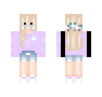 Summer Girl (Blonde) - Girl Minecraft Skins - image 2
