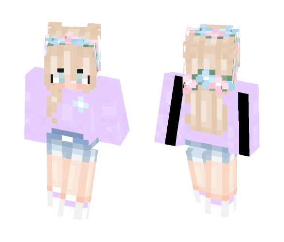 Summer Girl (Blonde) - Girl Minecraft Skins - image 1