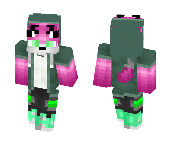 pink fox - Male Minecraft Skins - image 1