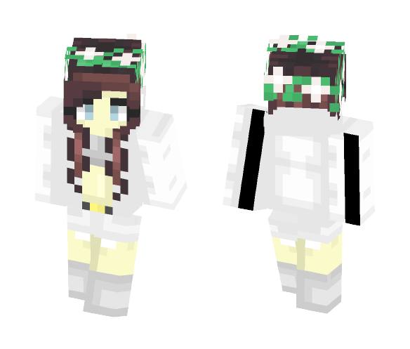 €łłα | Snow Hoodie! - Female Minecraft Skins - image 1