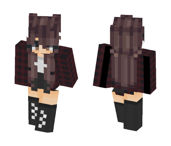 Flannel girl - Girl Minecraft Skins - image 1