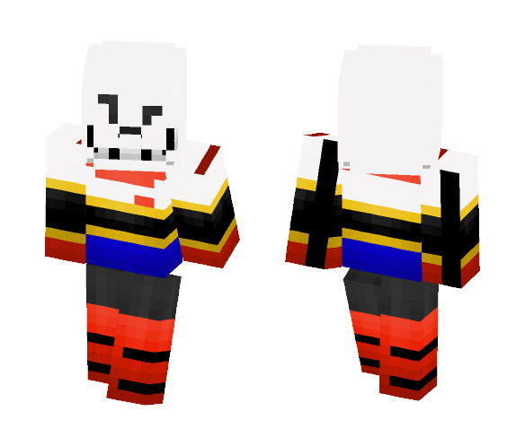 the great papyrus (me) | undertale - Male Minecraft Skins - image 1
