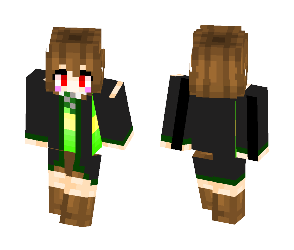 Slythrin Chara improved - Interchangeable Minecraft Skins - image 1
