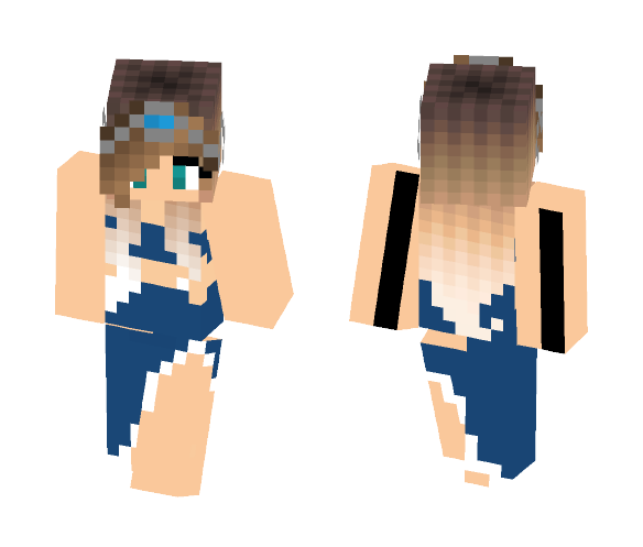 Water Elemental Goddess - Female Minecraft Skins - image 1