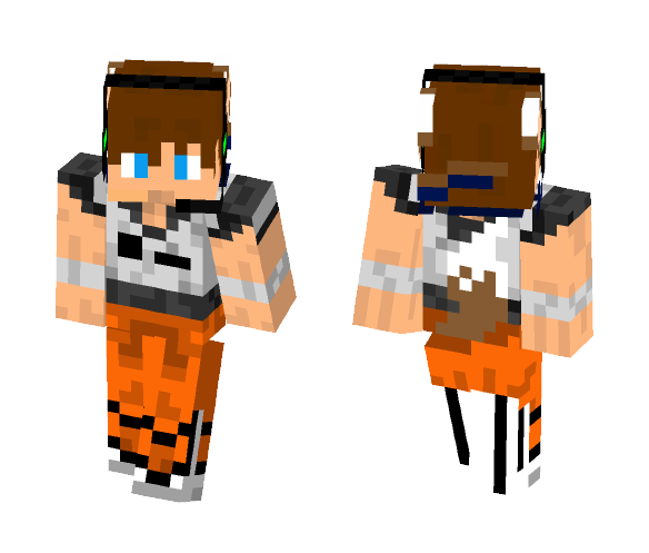 Aperture Test Subject - Male Minecraft Skins - image 1