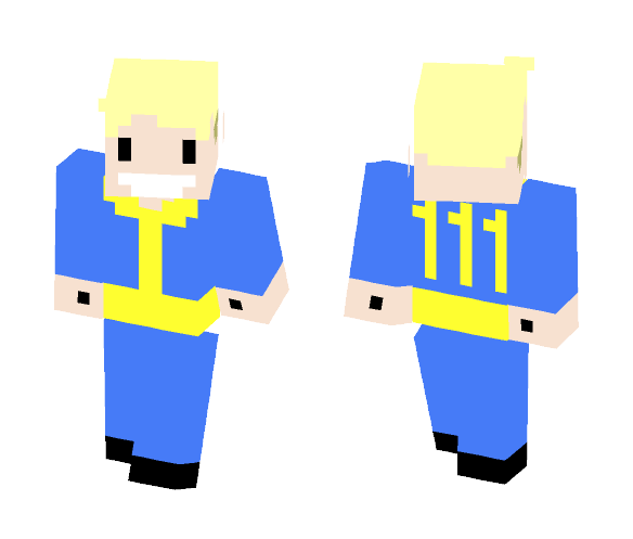Vault Boy - Fallout - Boy Minecraft Skins - image 1