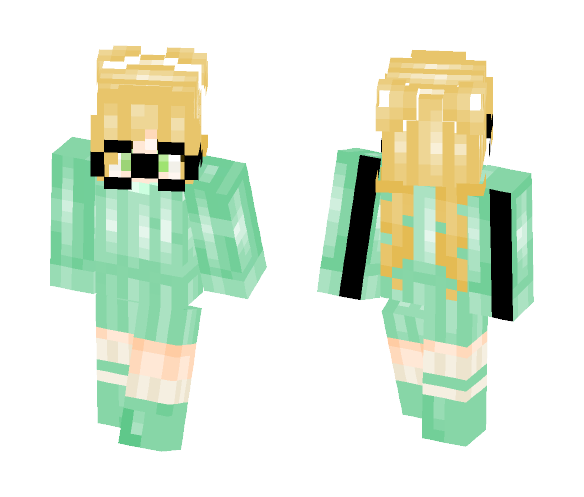 Simple blonde doll - Female Minecraft Skins - image 1