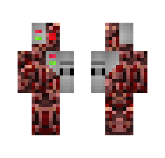 Cyborg NetherMan - Male Minecraft Skins - image 2
