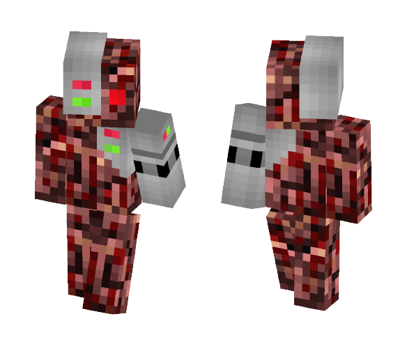 Cyborg NetherMan - Male Minecraft Skins - image 1