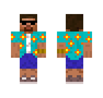 Summer Steve - Male Minecraft Skins - image 2