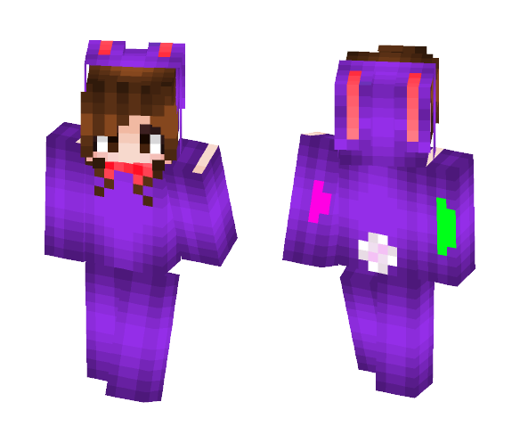 Kira's Skins: Lass's Bunny Onsie - Female Minecraft Skins - image 1