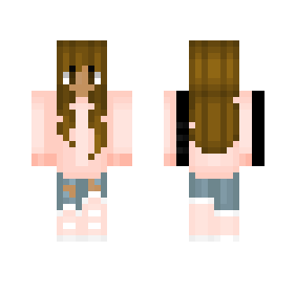 pink sweater ; v1 ???? - Female Minecraft Skins - image 2