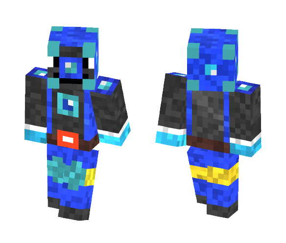 Blu Eye Character - Male Minecraft Skins - image 1