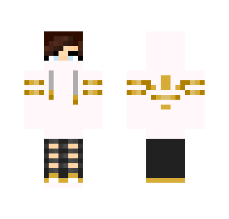 gold- adidas- girl - Girl Minecraft Skins - image 2