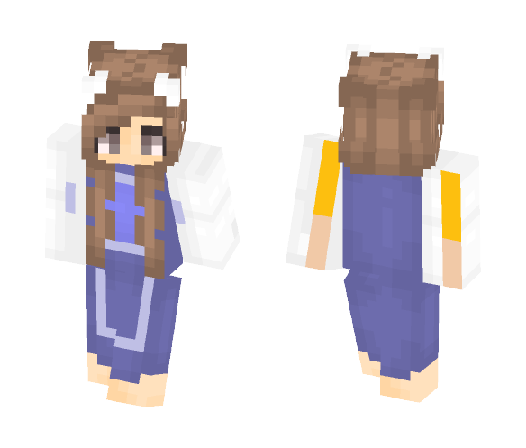 Toriel Cosplay - Female Minecraft Skins - image 1