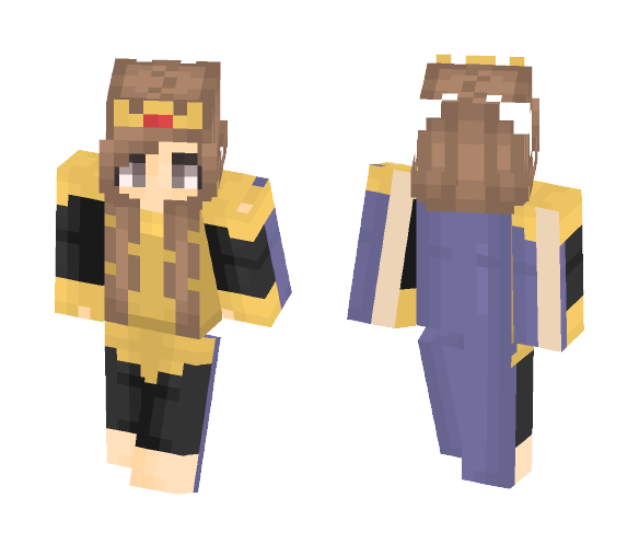 King Asgore Cosplay - Female Minecraft Skins - image 1