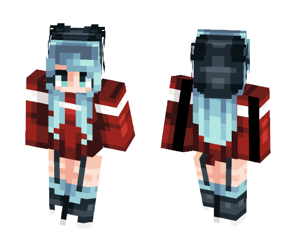 Another Red and Blue Combo - Female Minecraft Skins - image 1