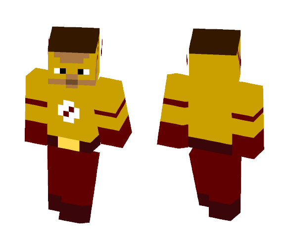 Kid Flash: CW - MrFlameYT - Comics Minecraft Skins - image 1
