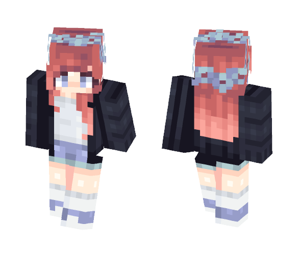 Forget-me-not - Female Minecraft Skins - image 1