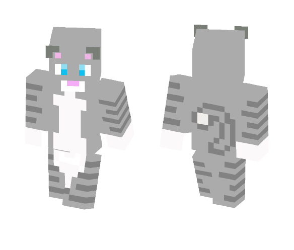 Grey cat - Cat Minecraft Skins - image 1