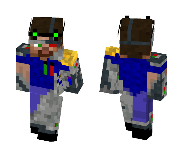 Cyborg DastormDragon - Male Minecraft Skins - image 1