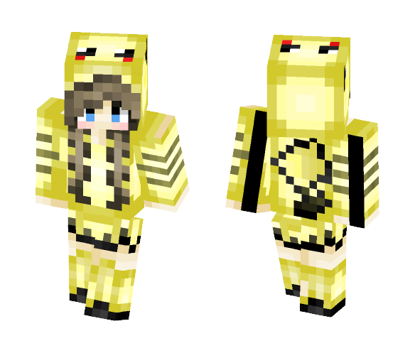 Pikachu - Female Minecraft Skins - image 1