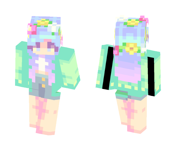 Pastel Party - Female Minecraft Skins - image 1