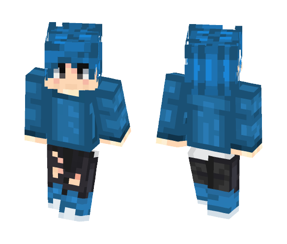 Blue Kawaii - Kawaii Minecraft Skins - image 1