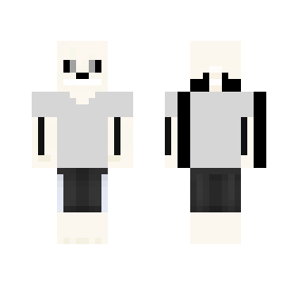 Sans without jacket - Male Minecraft Skins - image 2