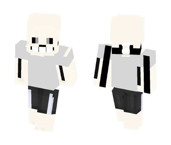 Sans without jacket - Male Minecraft Skins - image 1