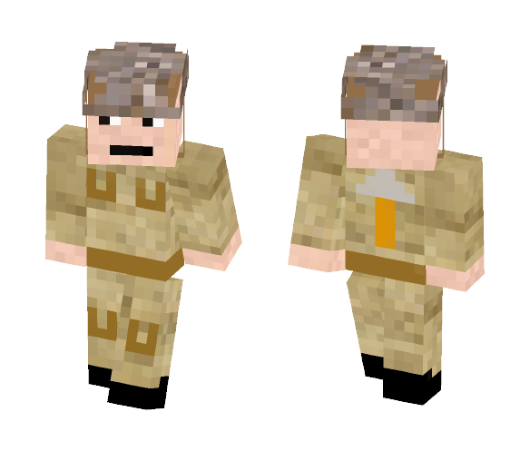 WW1-WW2 British Soldier Updated - Male Minecraft Skins - image 1