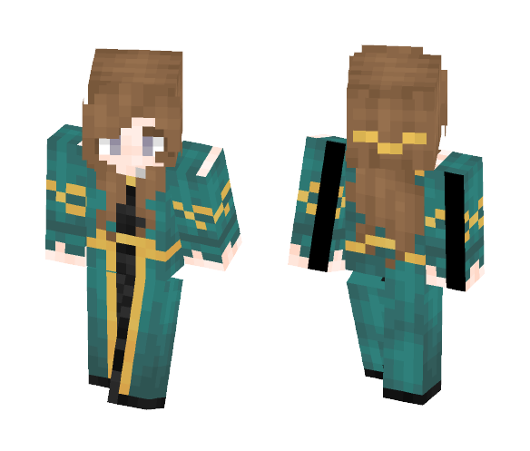 ⊰ Ellenore Golden Rims ⊱ - Female Minecraft Skins - image 1