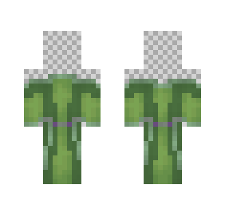 ⊰ Green Nature Dress ⊱ - Female Minecraft Skins - image 2