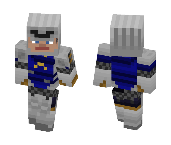 Lothric Knight - Blue Helmeted - Male Minecraft Skins - image 1