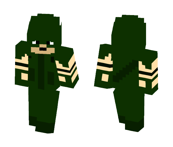Green Arrow: CW - MrFlameYT - Male Minecraft Skins - image 1