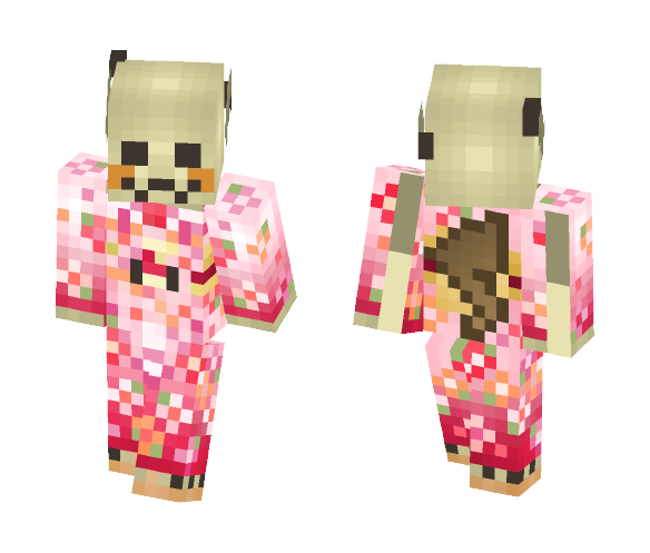 Shamisen Clan! (Pink) Kimono - Interchangeable Minecraft Skins - image 1