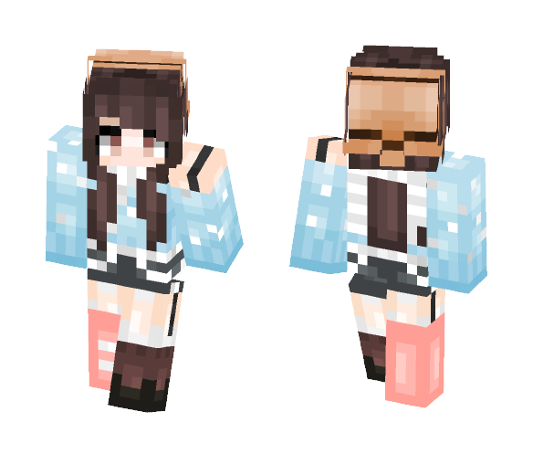 ~Snowing in the Summer~ - Female Minecraft Skins - image 1