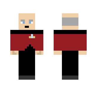 Captain Picard (First attempt) - Male Minecraft Skins - image 2