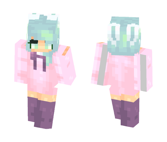 Pastel rabbit - Female Minecraft Skins - image 1