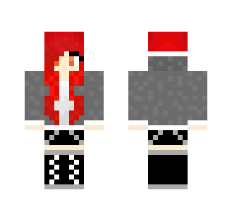 red girl (updated) - Girl Minecraft Skins - image 2