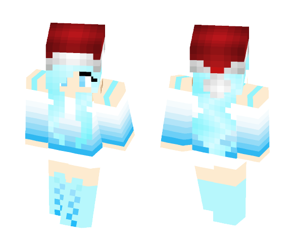 Custom Skin With Christmas Hat - Christmas Minecraft Skins - image 1